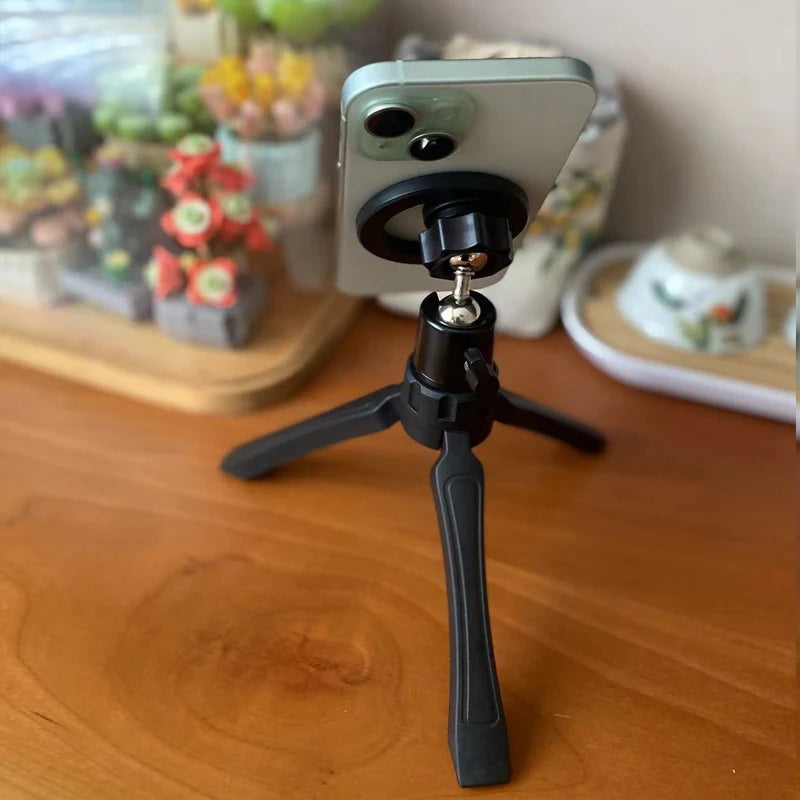 For Magsafe Magnet Tripods For Phone Live streaming bracket Tripod Smartphone Monopod Universal Tripod Stand For Phone Holderic