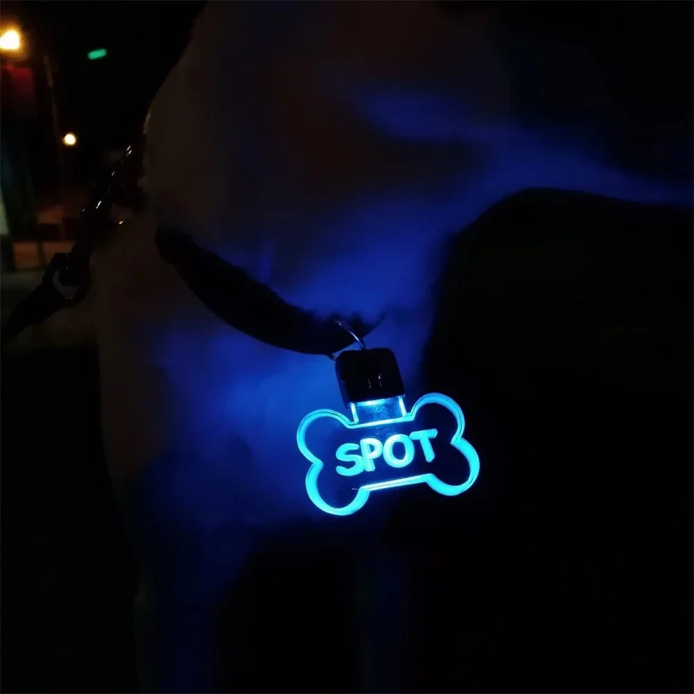 GlowPaw LED Pet Tag