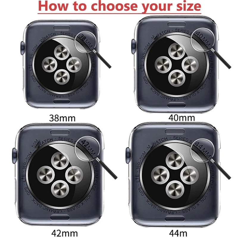 Tempered Glass Screen Protector Case Cover For Apple Watch Series 10 9 Ultra 8 7 6 5 4 3 2 SE 49MM 45MM 41MM 40 44MM Accessories