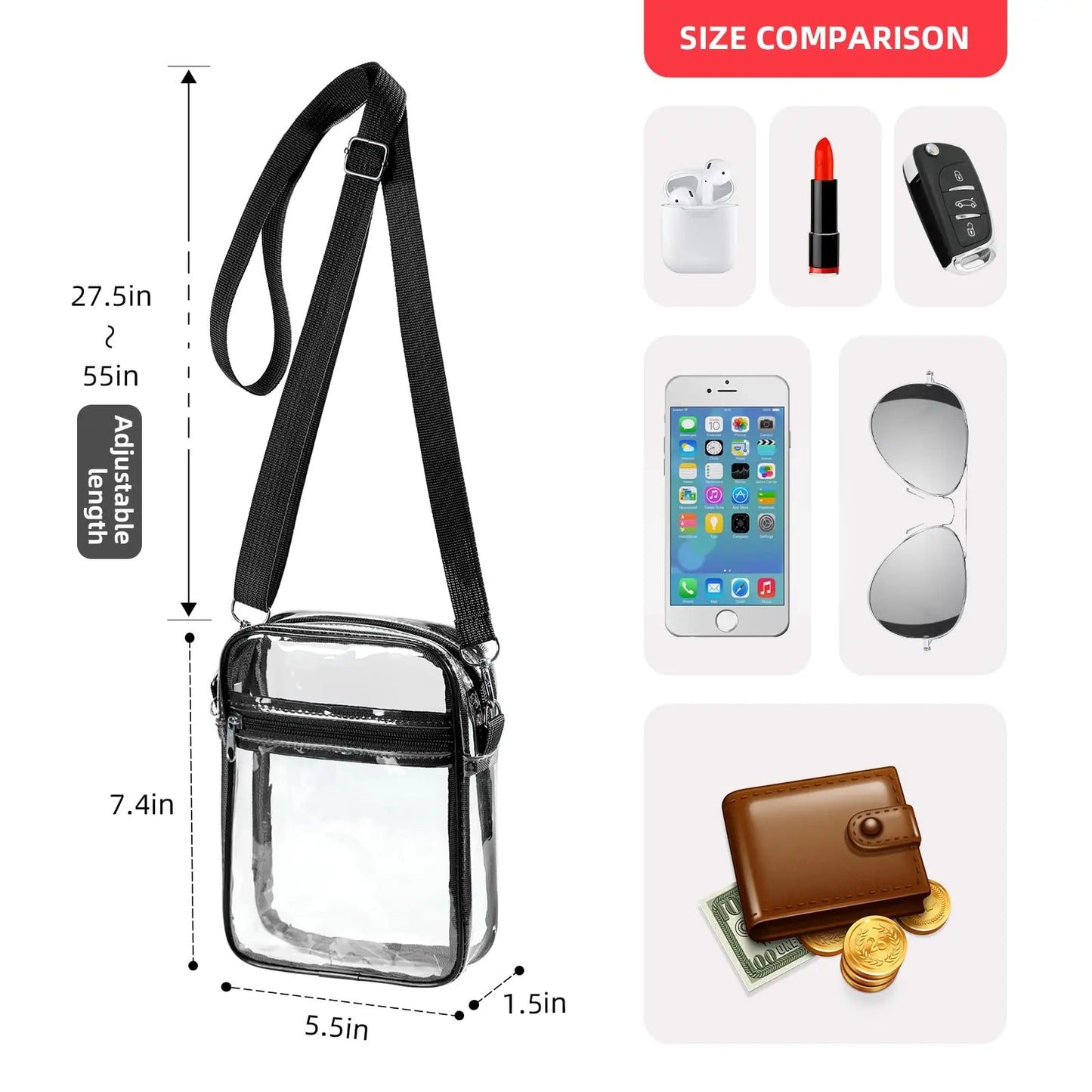 SportyChic Crossbody Bag