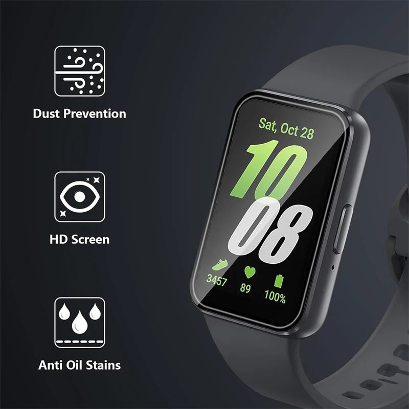 Screen Protector for Samsung Galaxy Fit3 Anti-scratch Film for Galaxy Fit 3 Full Coverage Ultra-HD Protective Film (Not Glass)