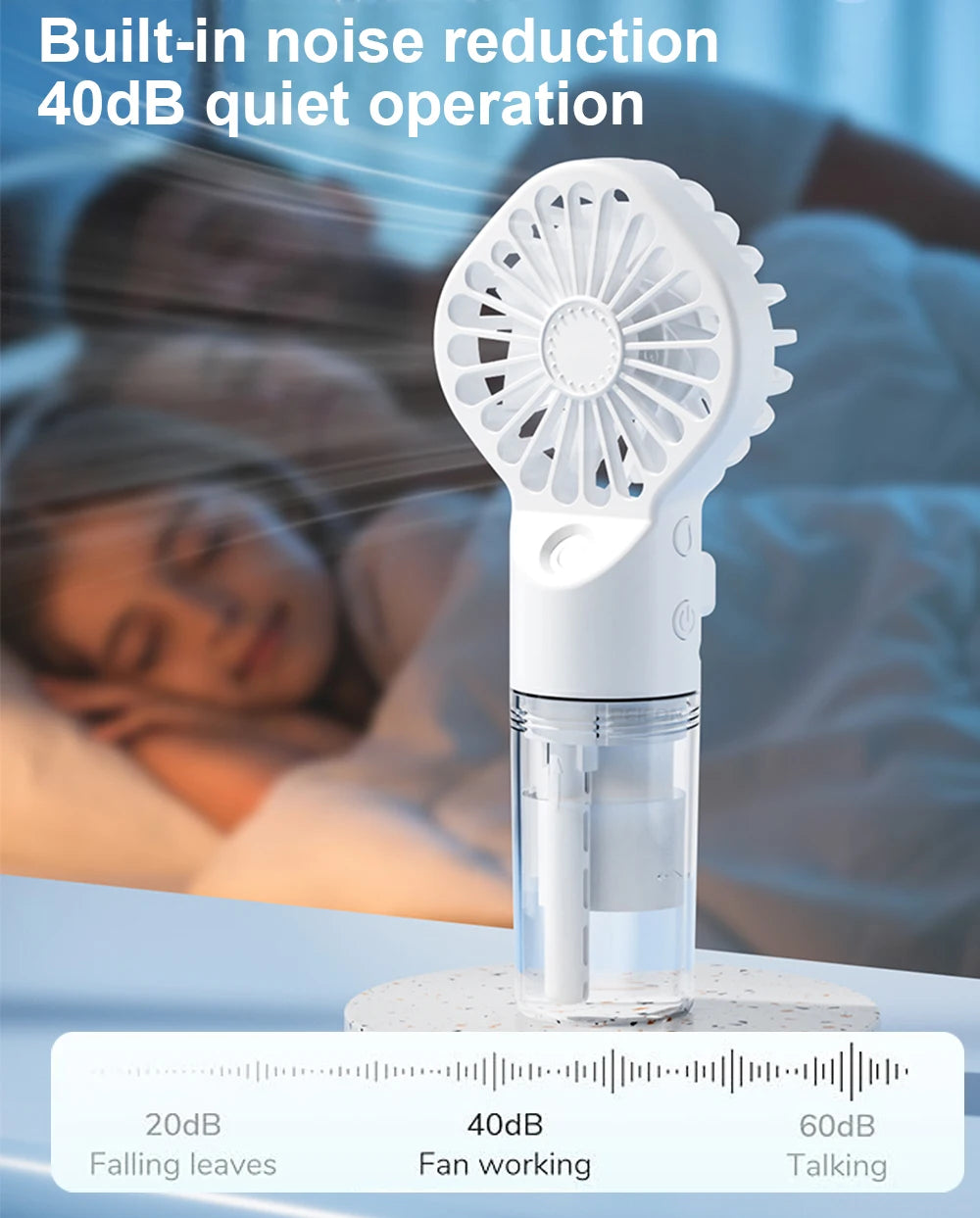 BreezeMist Mini Fan