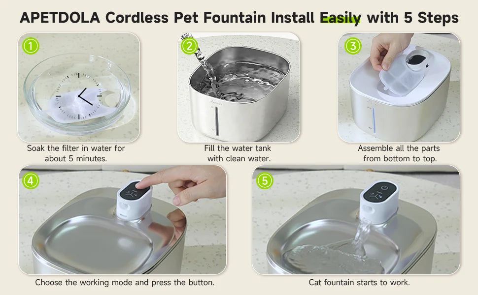 Wireless Water Fountain
