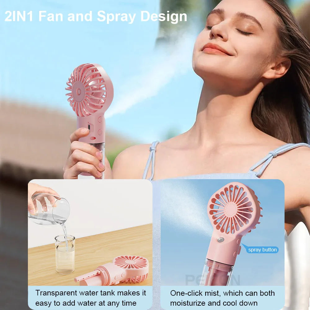 BreezeMist Mini Fan