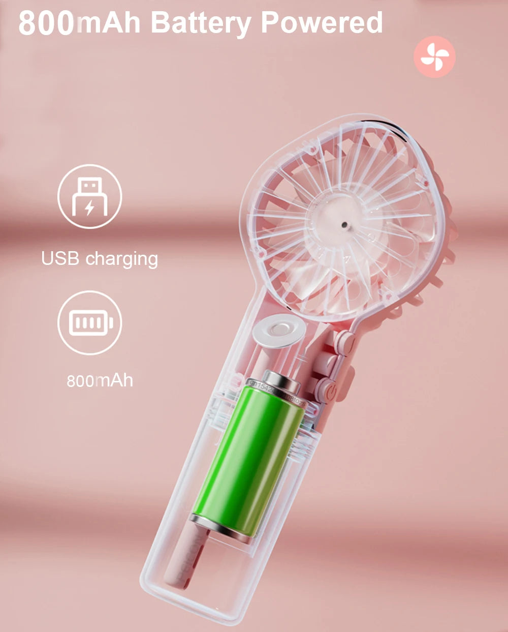 BreezeMist Mini Fan