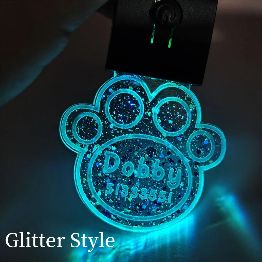 GlowPaw LED Pet Tag