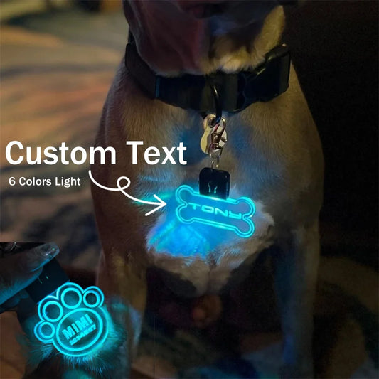 GlowPaw LED Pet Tag