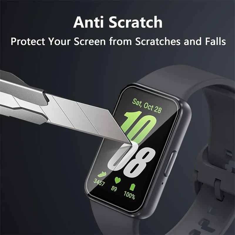 Screen Protector for Samsung Galaxy Fit3 Anti-scratch Film for Galaxy Fit 3 Full Coverage Ultra-HD Protective Film (Not Glass）