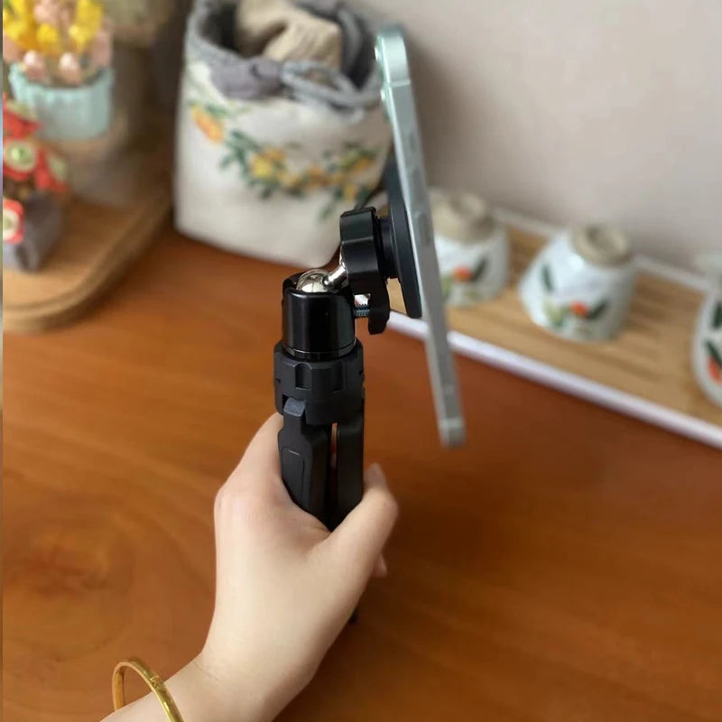 For Magsafe Magnet Tripods For Phone Live streaming bracket Tripod Smartphone Monopod Universal Tripod Stand For Phone Holderic