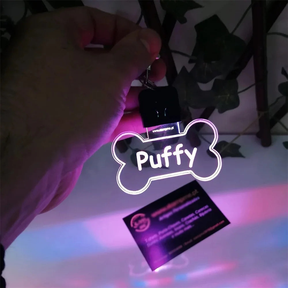GlowPaw LED Pet Tag